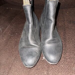 Men's Black Leather Boots